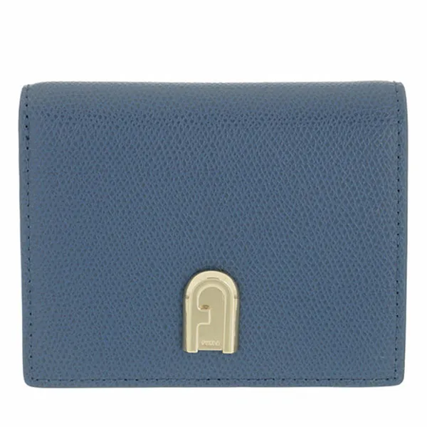 Ví Furla 1927 S Compact Wallet Blu Denim Màu Xanh Blue