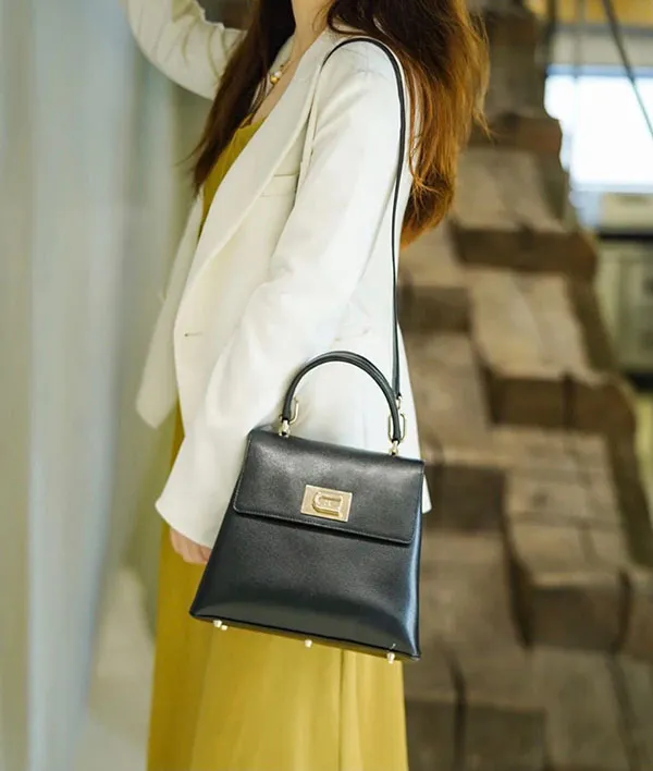 Túi Xách Furla 1927 Small Top Handle Màu Đen