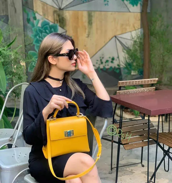 Túi Xách Furla 1927 Small Top Handle Yellow Màu Vàng - Túi xách - Vua Hàng Hiệu