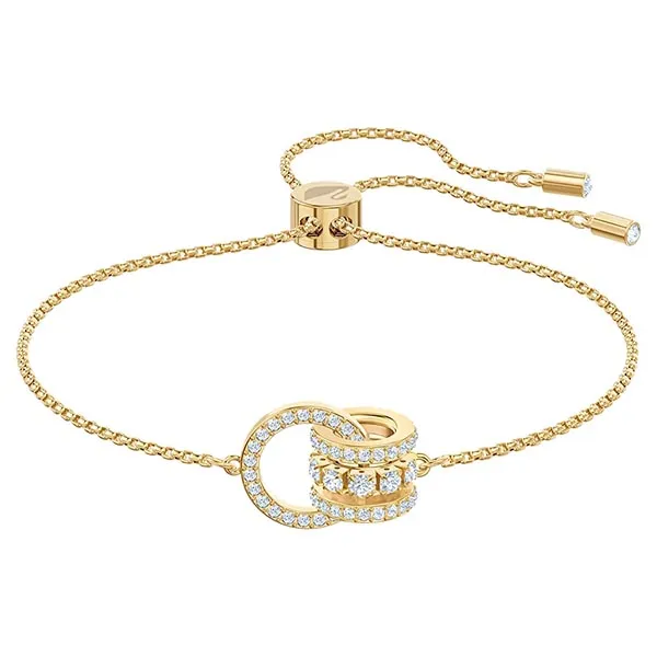 Vòng Đeo Tay Swarovski Further Braceletwhite, Gold-Tone Plated 5499000 Màu Vàng - Trang sức - Vua Hàng Hiệu