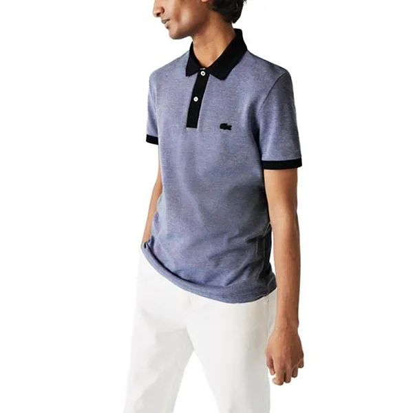 Áo Polo Lacoste PH0059 Regular Fit Màu Xám Xanh