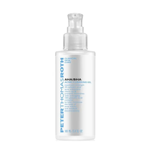 Dung Dich Hỗ Trợ Giảm Mụn Peter Thomas Roth AHA/BHA Acne Clearing Gel 100ml