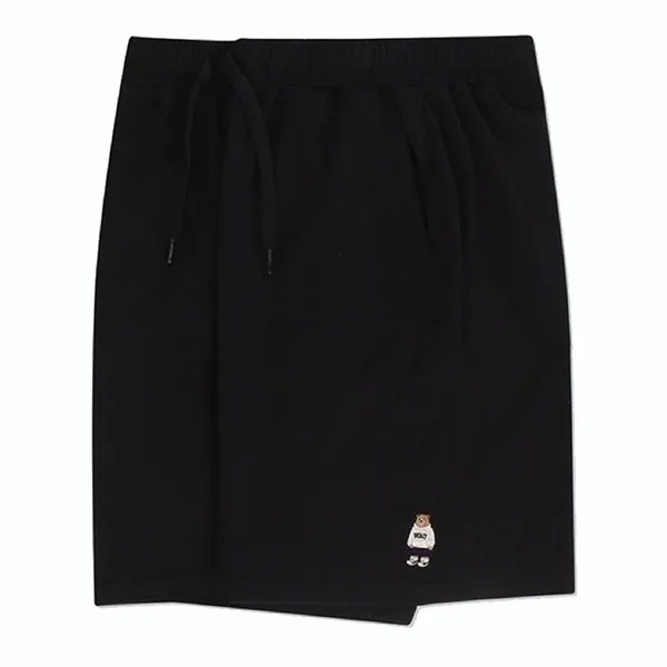 Quần Short WHOAU Cotton Basic Màu Đen - Thời trang - Vua Hàng Hiệu