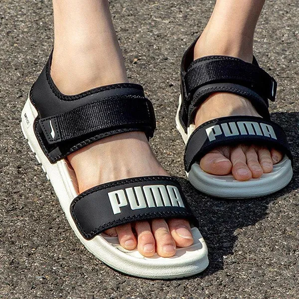Dép Sandal Puma Unisex Black Softride Sports Màu Đen Size 42 - Dép - Vua Hàng Hiệu