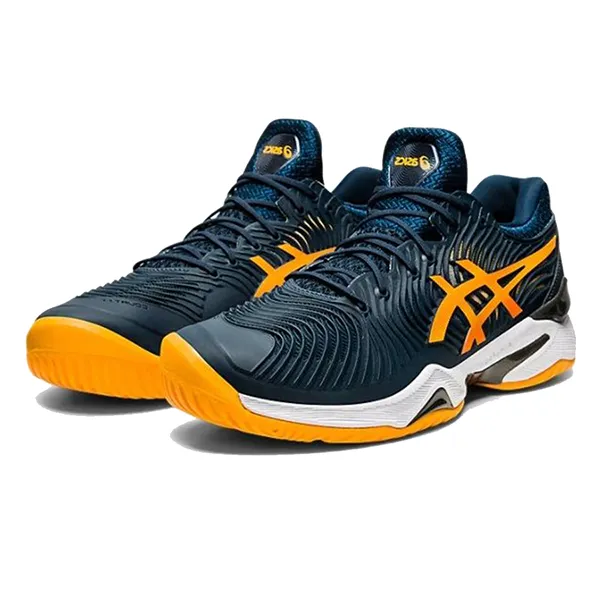 Giày Tennis Asics Novak Court FF Màu Vàng Xanh