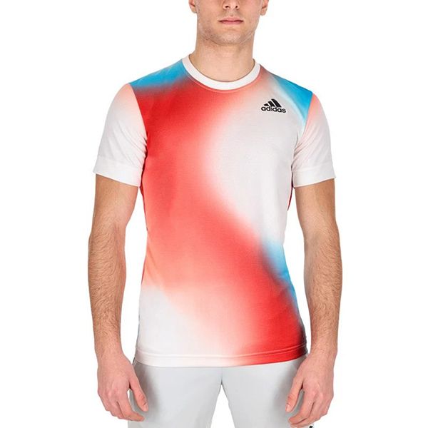 Áo Thun Tennis Adidas Melbourne H67126 Tshirt Phối Màu - 1
