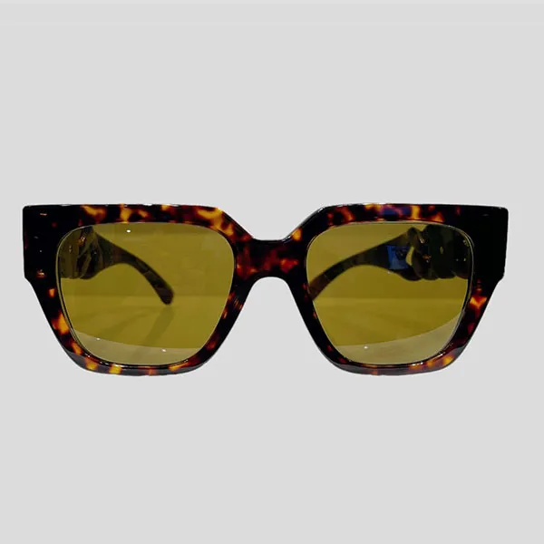 Kính Mát Versace Havana Gọng Xích Mix Charm Medusa Màu Đen - Kính mắt - Vua Hàng Hiệu