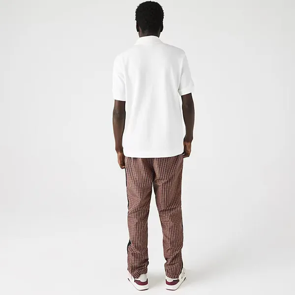 Áo Polo Lacoste Classic Fit L.12.21 Organic Cotton Piqué Polo Shirt Màu Trắng Size S
