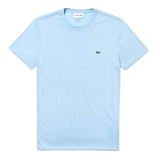 Áo Phông Nam Lacoste Men's Crew Neck Pima Cotton Jersey T-Shirt Màu Xanh - Thời trang - Vua Hàng Hiệu