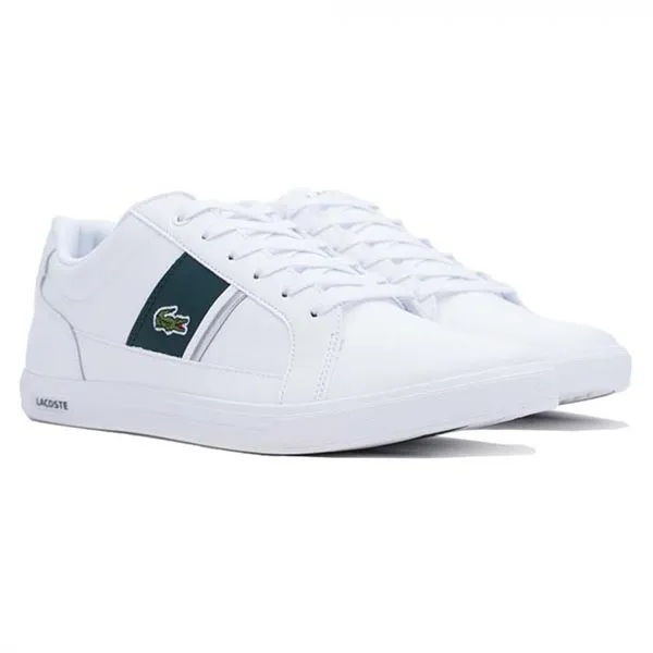 Giày Thể Thao Lacoste Europa 0121 Màu Trắng Size 39.5