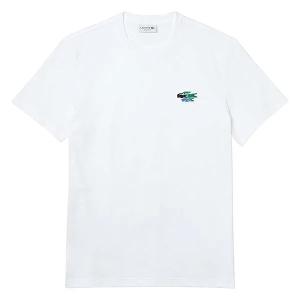 Áo Thun Nam Lacoste Men's Short Sleeve T-Shirt M/C TH7983 001 Màu Trắng - Thời trang - Vua Hàng Hiệu