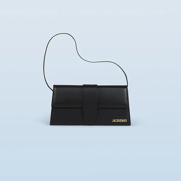 Túi Xách Jacquemus Le Bambino Long Envelope Shoulder Bag Size 29 Màu Đen N-US