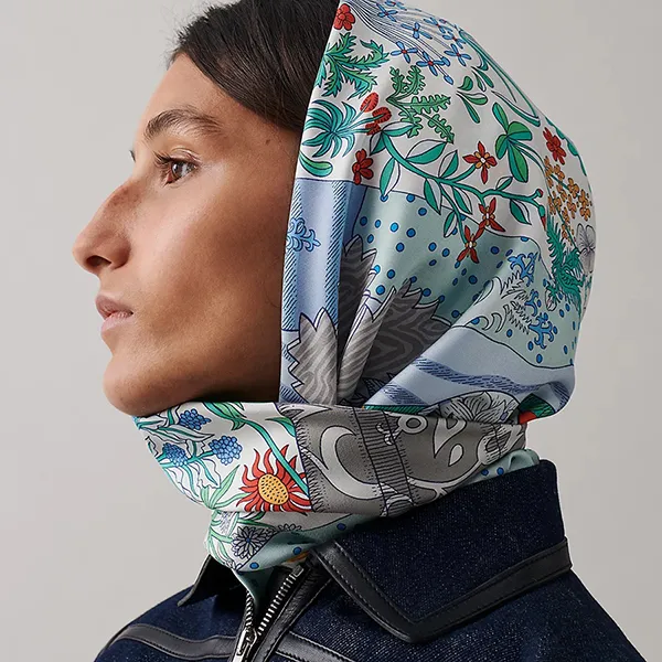 Khăn Nữ Hermès Le Premier Chant Scarf 90 Phối Màu
