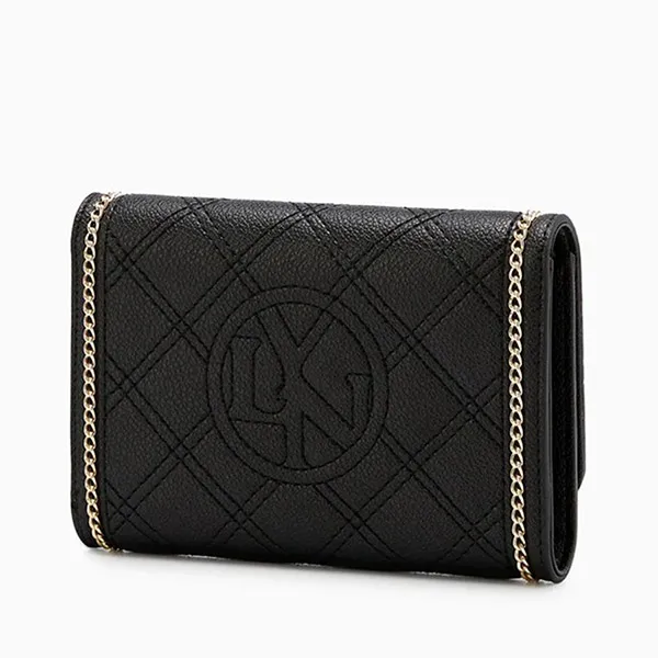 Ví Lyn Mono Symone Semi Short Wallets LL22CWF063 Màu Đen