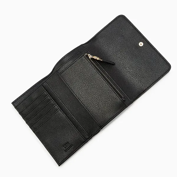 Ví Lyn Mono Symone Semi Short Wallets LL22CWF063 Màu Đen