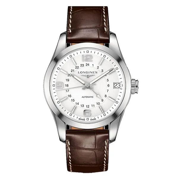 Đồng Hồ Longines Conquest Classic L2.799.4.76.3 Alligator 42mm Màu Nâu - Đồng hồ - Vua Hàng Hiệu