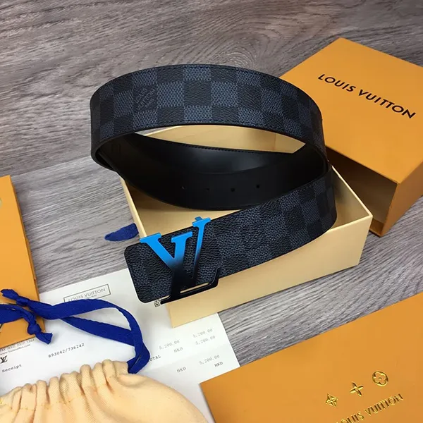 Thắt Lưng Nam Louis Vuitton Sunset 40mm Reversible Belt Màu Đen
