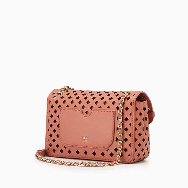 Túi Đeo Chéo Lyn Fenty S Crossbody Bags LL21FBF109 Màu Hồng Cam