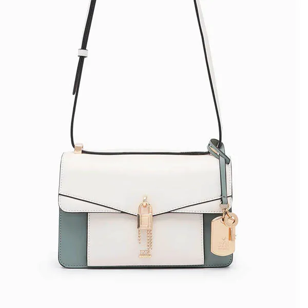 Túi Đeo Chéo Lyn Juniper M Crossbody Bags LL21FBF145 Màu Trắng Xanh