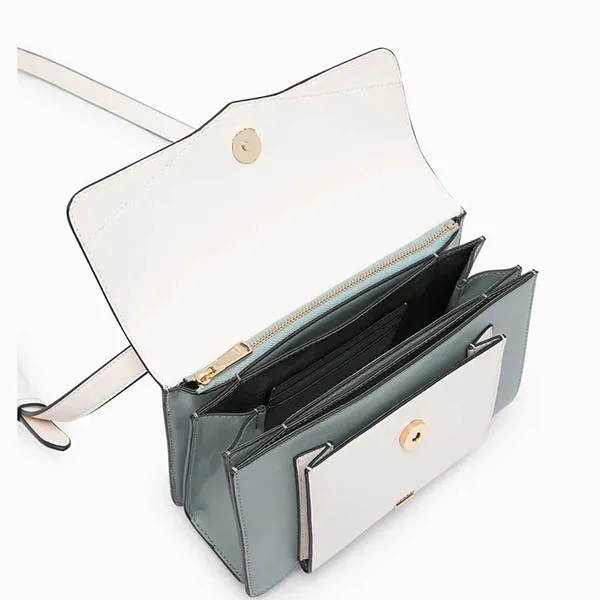 Túi Đeo Chéo Lyn Juniper M Crossbody Bags LL21FBF145 Màu Trắng Xanh