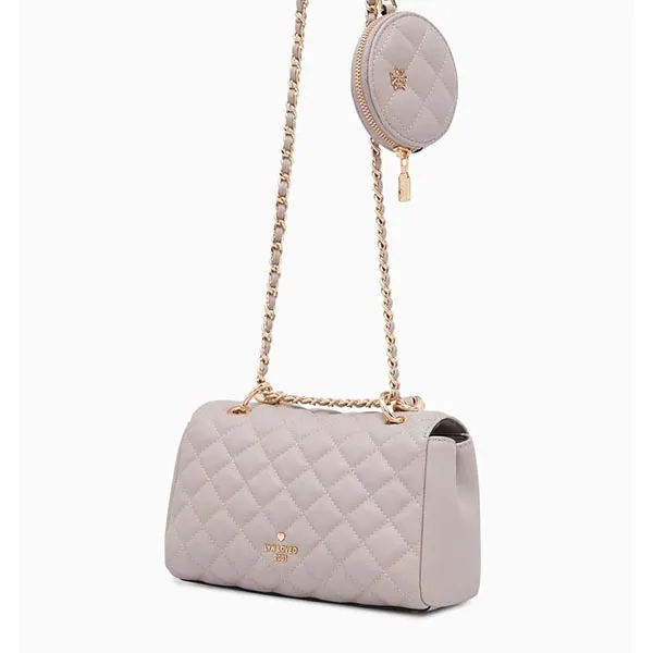 Túi Đeo Chéo Lyn Barbados M Crossbody Bags LL21FBF244 Màu Nâu Nhạt