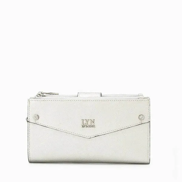 Ví Lyn Mona Wallets On Chain LL21FWF026 Màu Trắng