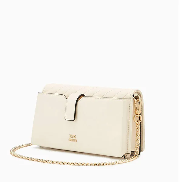 Ví Lyn Harmony Wallets On Chain LL21FWF034 Màu Trắng