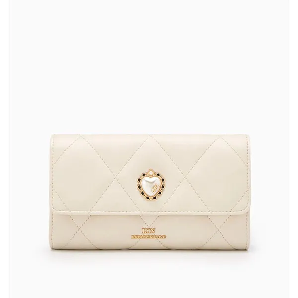 Ví Dáng Dài Lyn Trixie Wallets On Chain LL21FWF048 Màu Trắng - Túi xách - Vua Hàng Hiệu