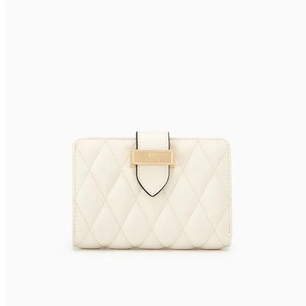 Ví Lyn Jackie Q Short Wallets LL21FWS056 Màu Trắng