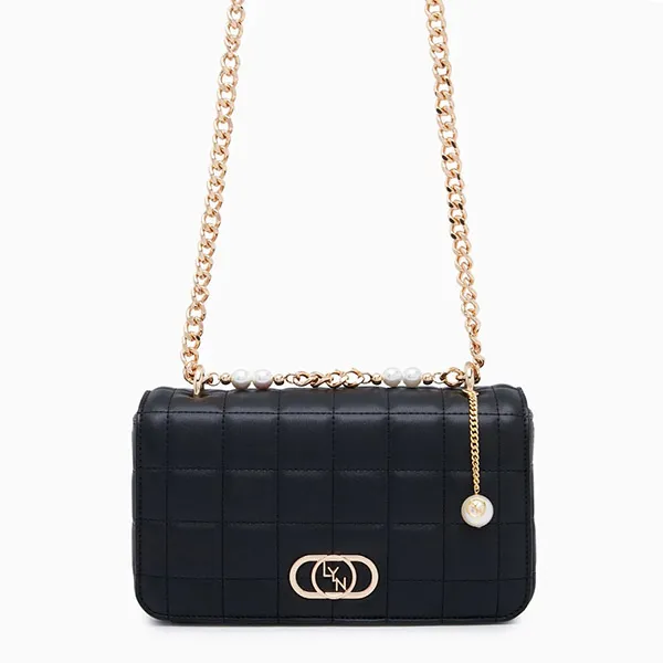 Túi Đeo Chéo Lyn Peggy Crossbody Bags LL22CBF160 Màu Đen - Túi xách - Vua Hàng Hiệu