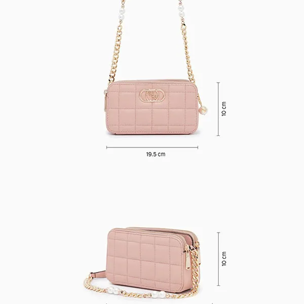 Túi Đeo Chéo Lyn Peggy S Crossbody Bags LL22CBF161 Màu Be