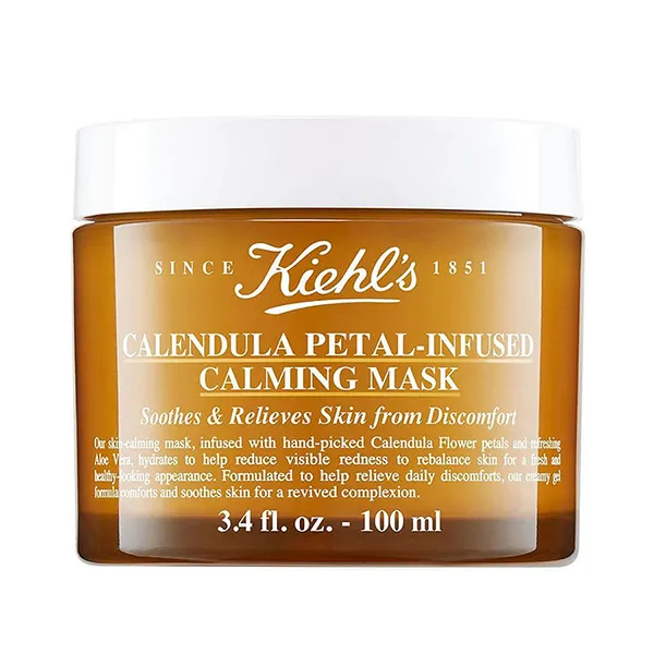 Mặt Nạ Làm Dịu Và Cấp Ẩm Cho Da Kiehl's Calendula Petal-Infused Calming Mask 100ml - Mặt nạ - Vua Hàng Hiệu