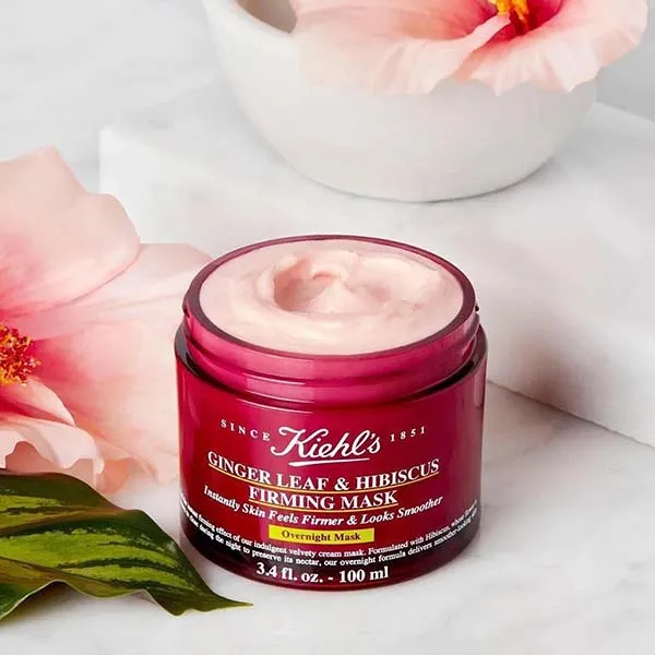 Mặt Nạ Ngủ Kiehl's Ginger Leaf & Hibiscus Firming Overnight Mask 100ml