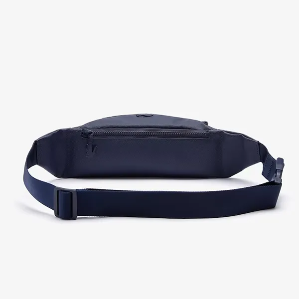 Túi Đeo Chéo Lacoste Men’s French Open Edition Piqué Canvas Zip Belt Bag Màu Xanh Navy