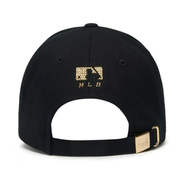 Mũ Bóng Chày Đính Hạt MLB Gradient Crystal 3ACP0431N Màu Đen