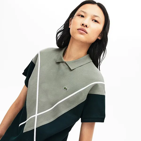 Áo Polo Lacoste Made In France Jacquard Piqué Polo Shirt PF8664-51 Màu Xanh Đen - Thời trang - Vua Hàng Hiệu
