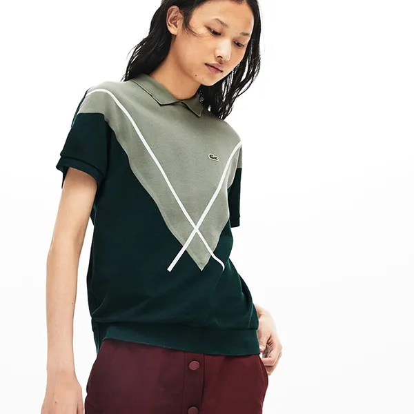 Áo Polo Lacoste Made In France Jacquard Piqué Polo Shirt PF8664-51 Màu Xanh Đen - Thời trang - Vua Hàng Hiệu