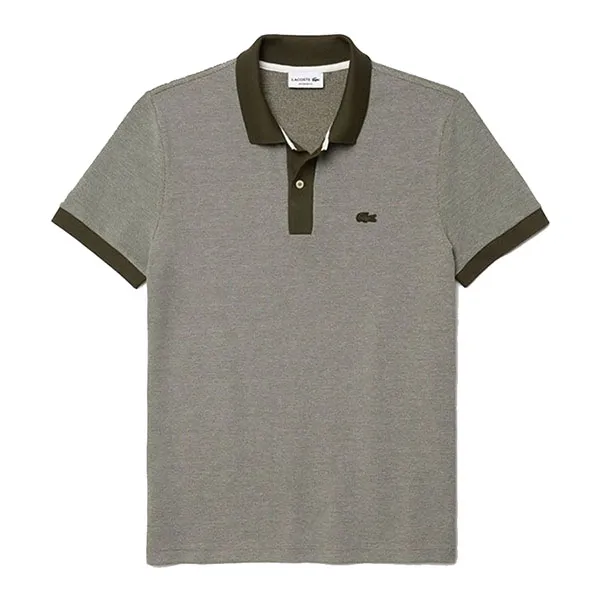 Áo Polo Lacoste PH0059 Regular Fit Màu Xám - Thời trang - Vua Hàng Hiệu