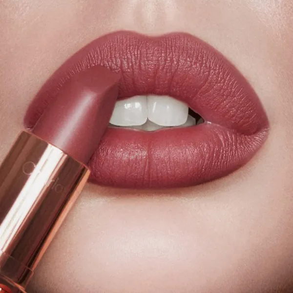 Set Son + Chì Kẻ Viền Môi Charlotte Tilbury Mini Pillow Talk Lipstick & Liner Pillow Talk Medium - Warm Berry Pink - Son Môi - Vua Hàng Hiệu