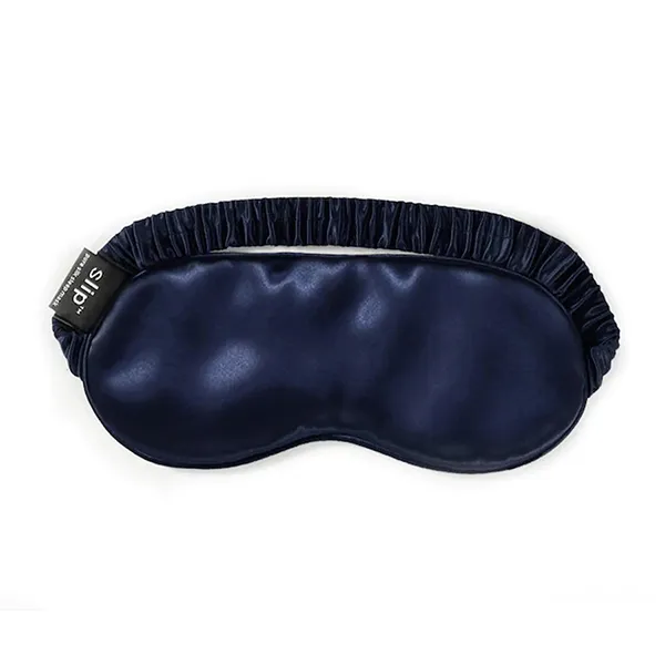 Mặt Nạ Ngủ Bịt Mắt Lụa Slip Silk Sleepmask Màu Xanh Navy