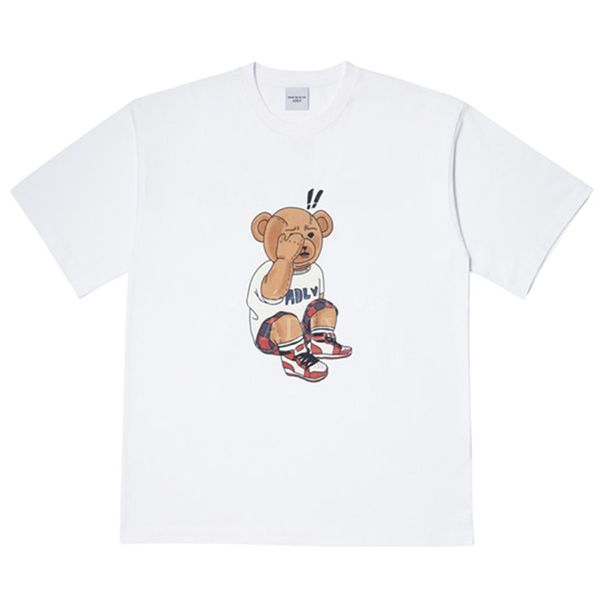 Áo Phông Acmé De La Vie ADLV Check Pants Bear Sleeve T-Shirt  Màu Trắng Size 1 - 3