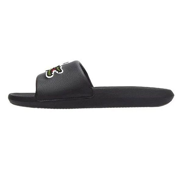 Dép Lacoste Men's Black Croco Slides Màu Đen Size 40.5 - 3