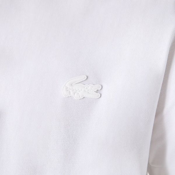 Áo Phông Lacoste Men's Crew Neck Ultra-Light Breathable Piqué T-Shirt Màu Trắng Size L - 4
