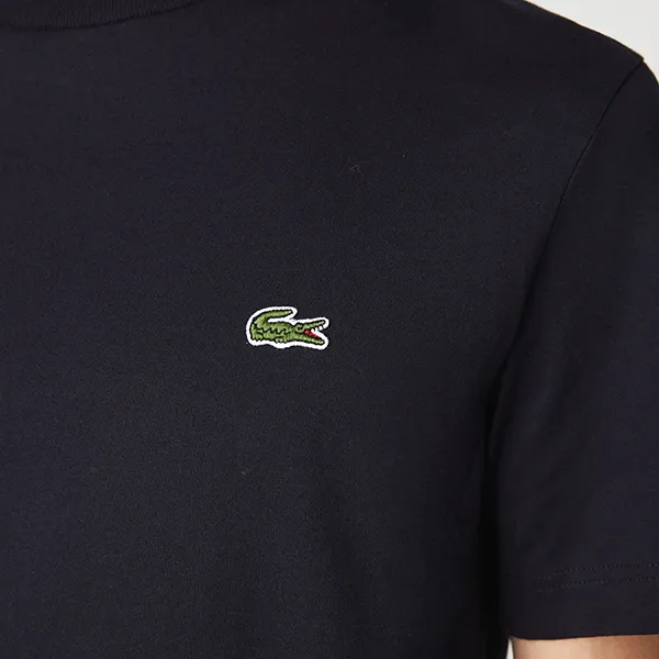 Áo Phông Lacoste Men’s Crew Neck Colorblock Panels Cotton T-Shirt Màu Xanh Navy Size M - Thời trang - Vua Hàng Hiệu