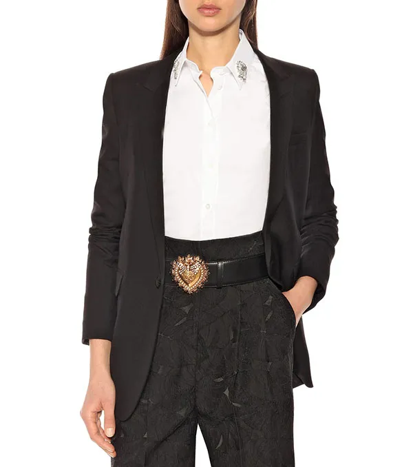 Thắt Lưng Dolce & Gabbana D&G Women's Devotion Buckle Belt BE1316-AK861-80999 Màu Đen