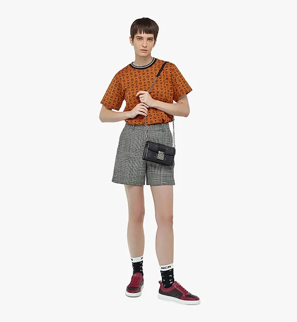 Túi Đeo Chéo MCM Tracy Crossbody In Visetos Mini Màu Đen