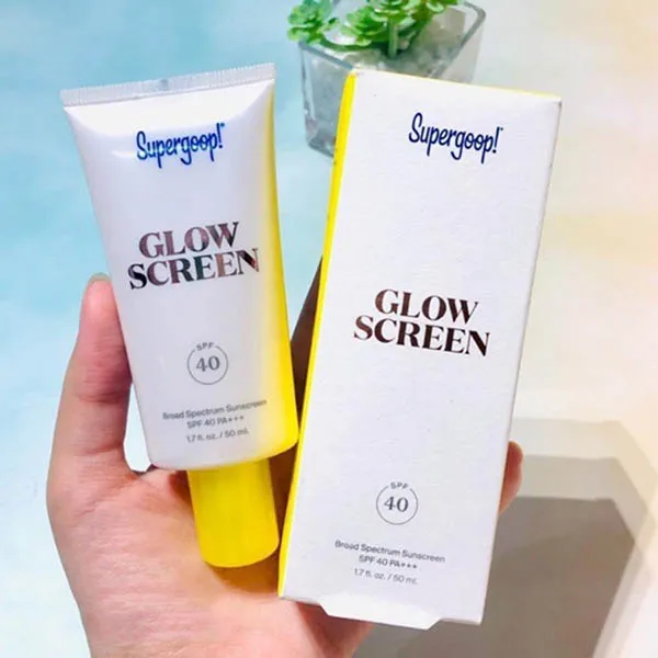 Kem Chống Nắng Supergoop! Glow Screen Broad Spectrum Suncreen SPF40 PA+++ 50ml - Kem chống nắng - Vua Hàng Hiệu