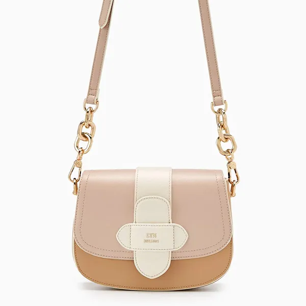Túi Đeo Chéo Lyn Norwich S Crossbody Bags LL22CBF087 Màu Hồng Nâu