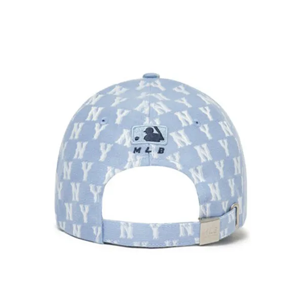 Mũ MLB Monogram Classic Structure Ball Cap 3ACPFF02N- 50BLL Màu Xanh - Mũ nón - Vua Hàng Hiệu