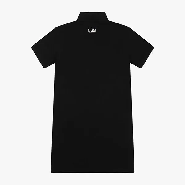 Váy Polo MLB Collar Slim Fit New York Yankees 31OP12131-50L Màu Đen